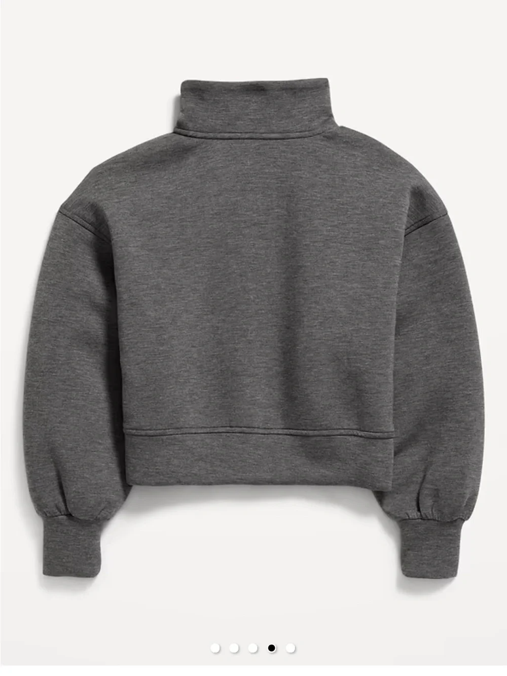 Girls bounce fleece half-zip sweatshirt